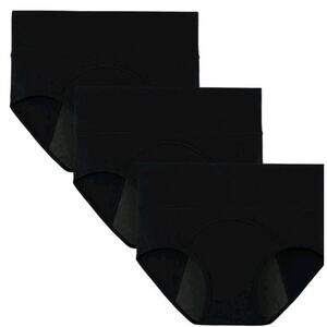 INNERSY Women Period Underwear Mid-Waist Postpartum Menstrual Panty 3 Pack S